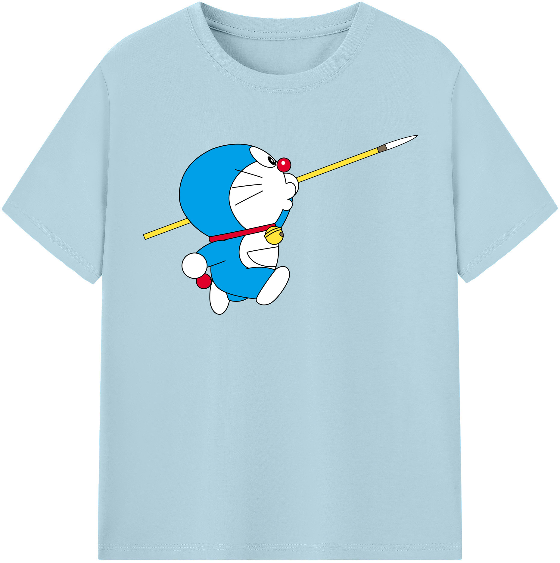 （画像用） ドラえもん Doraemon 綿100％半袖Tシャツ（フロントプリント）